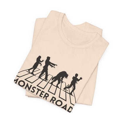 "Monster Road" Tee | Halloween Themed Rock Band Graphic T-Shirt