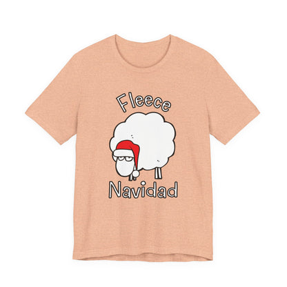 Fleece Navidad Tee | Christmas Sheep Graphic T-Shirt