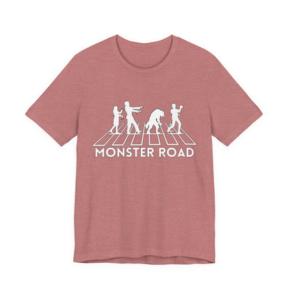 "Monster Road" Tee | Halloween Themed Rock Band Graphic T-Shirt