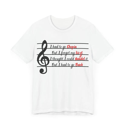 Composer Pun Tee | Punny Composer Graphic T-Shirt