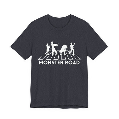 "Monster Road" Tee | Halloween Themed Rock Band Graphic T-Shirt