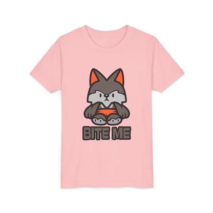 "Bite Me" Tee | Witty Youth Graphic T-Shirt