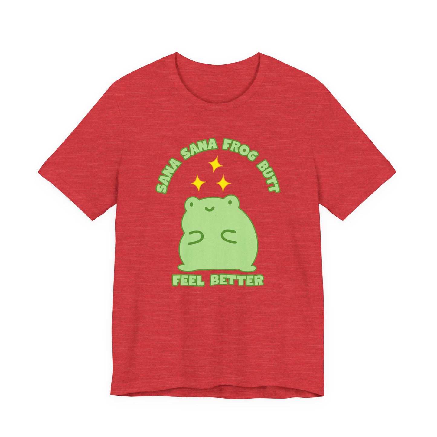 Sana Sana Frog Butt Tee | Silly Saying Graphic T-Shirt