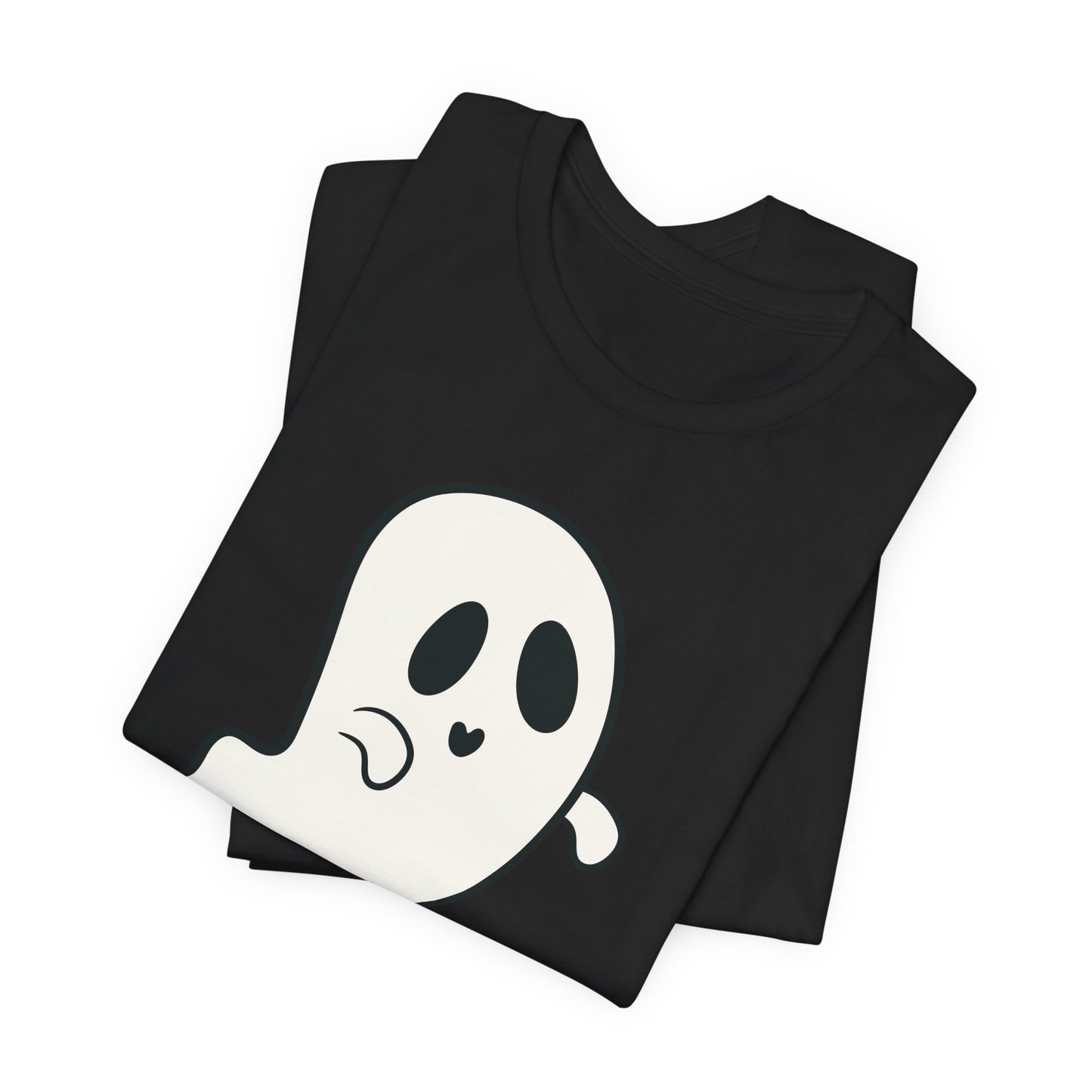 "Hey, Boo!" Ghost Tee | Cute Halloween Graphic T-Shirt
