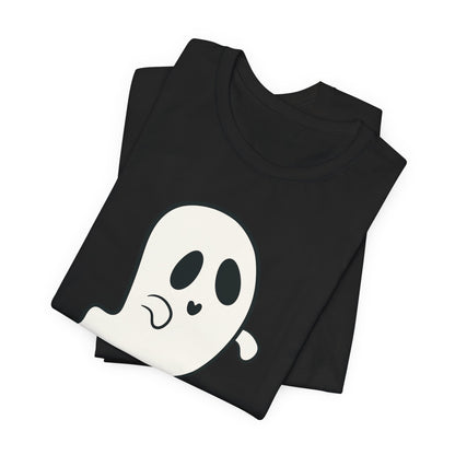 "Hey, Boo!" Ghost Tee | Cute Halloween Graphic T-Shirt