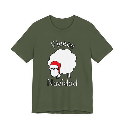 Fleece Navidad Tee | Christmas Sheep Graphic T-Shirt