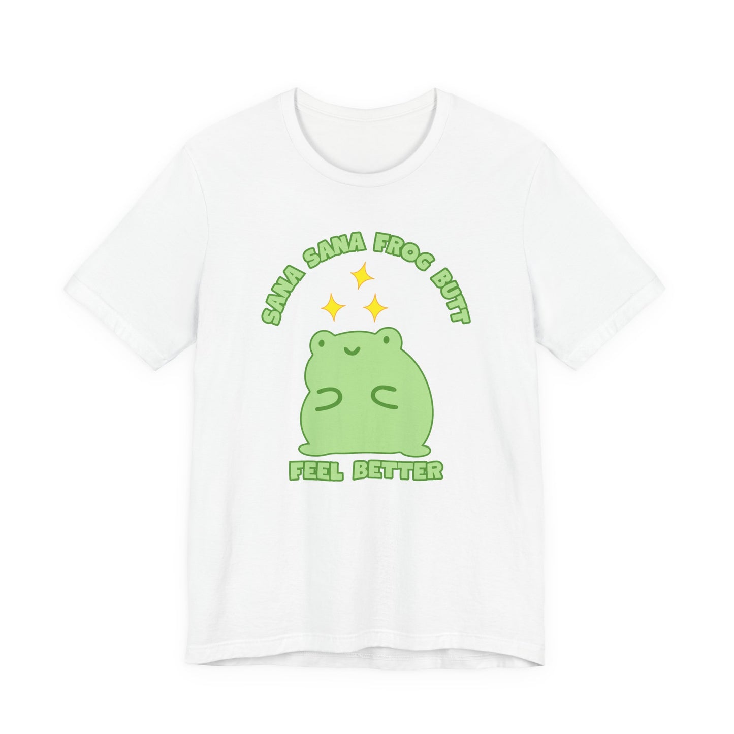 Sana Sana Frog Butt Tee | Silly Saying Graphic T-Shirt