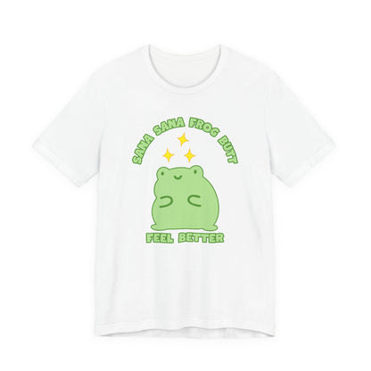 Sana Sana Frog Butt Tee | Silly Saying Graphic T-Shirt