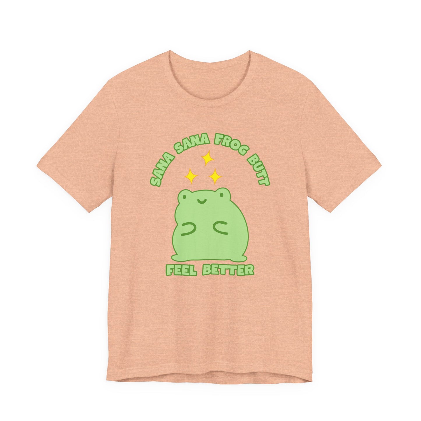 Sana Sana Frog Butt Tee | Silly Saying Graphic T-Shirt