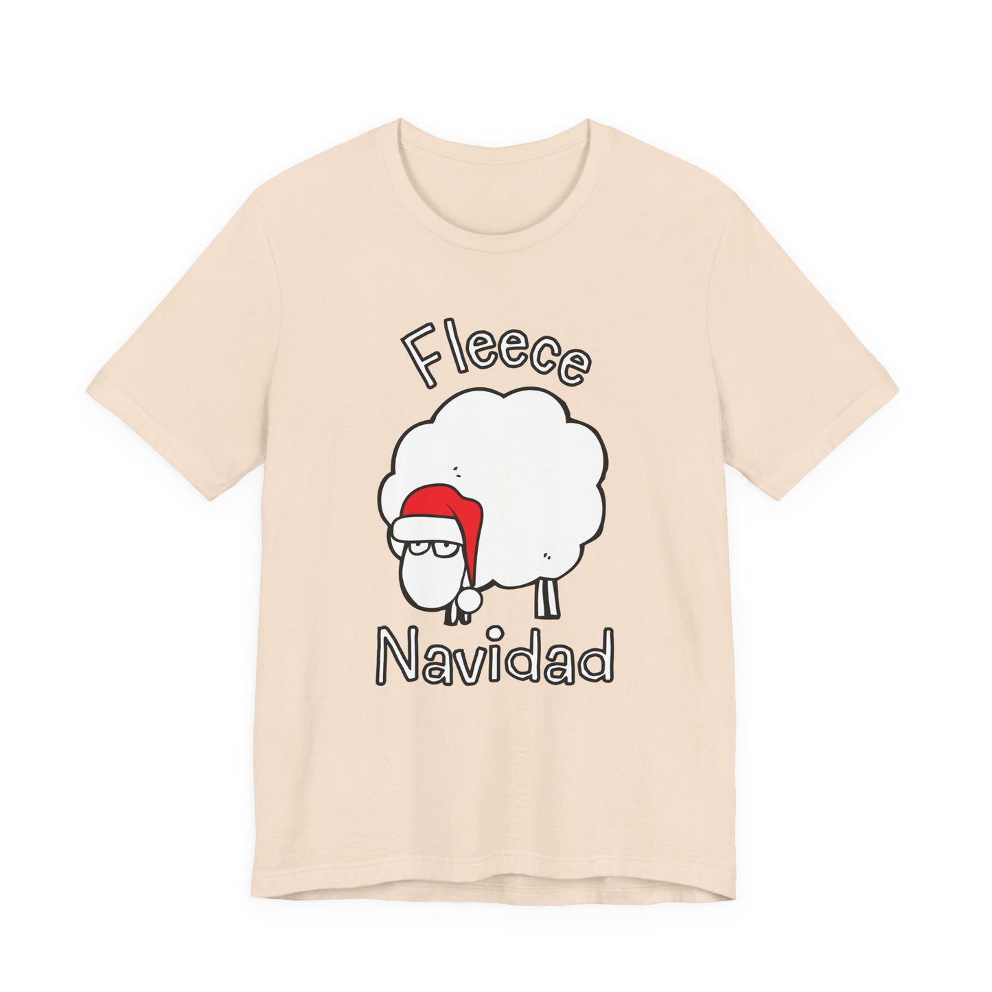 Fleece Navidad Tee | Christmas Sheep Graphic T-Shirt