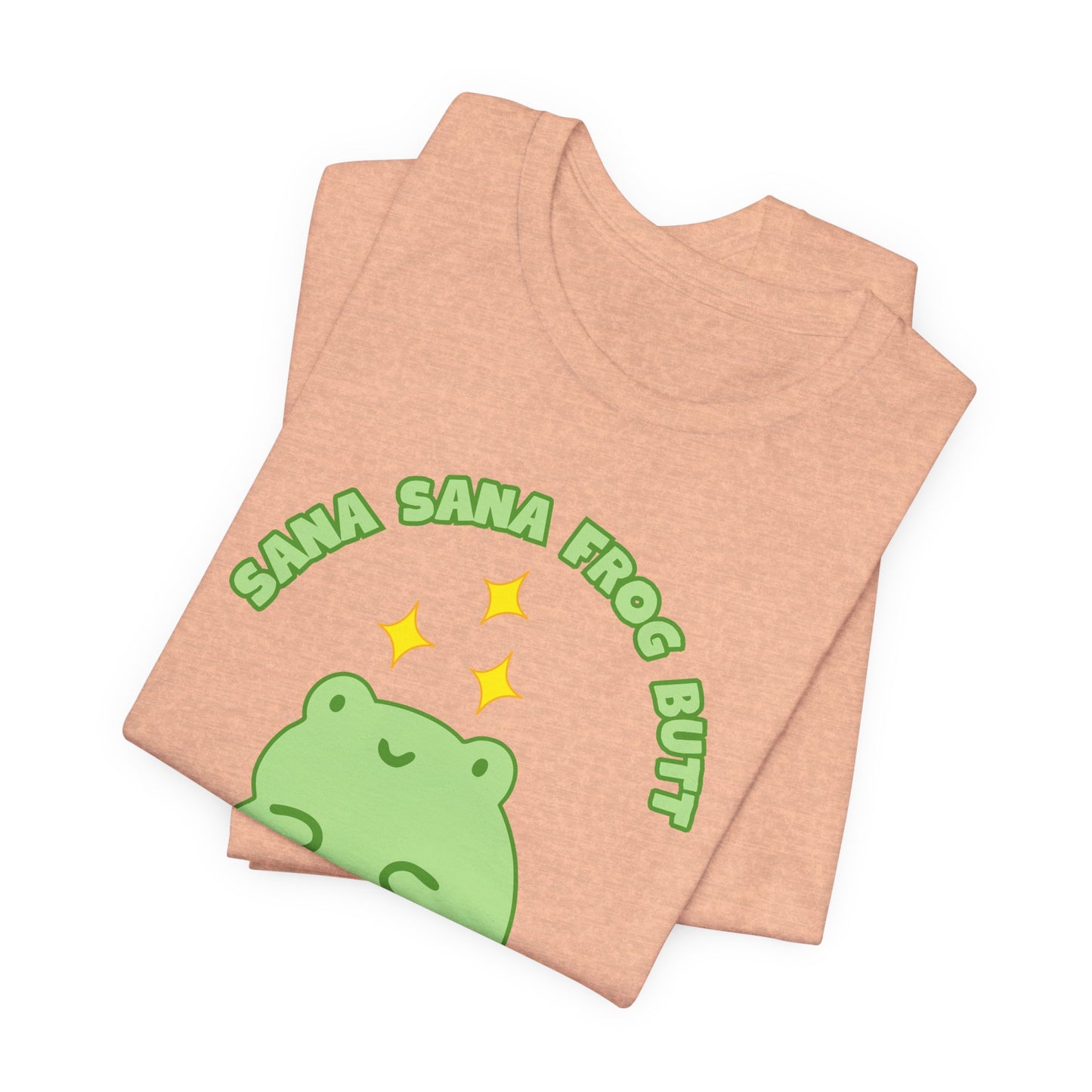 Sana Sana Frog Butt Tee | Silly Saying Graphic T-Shirt