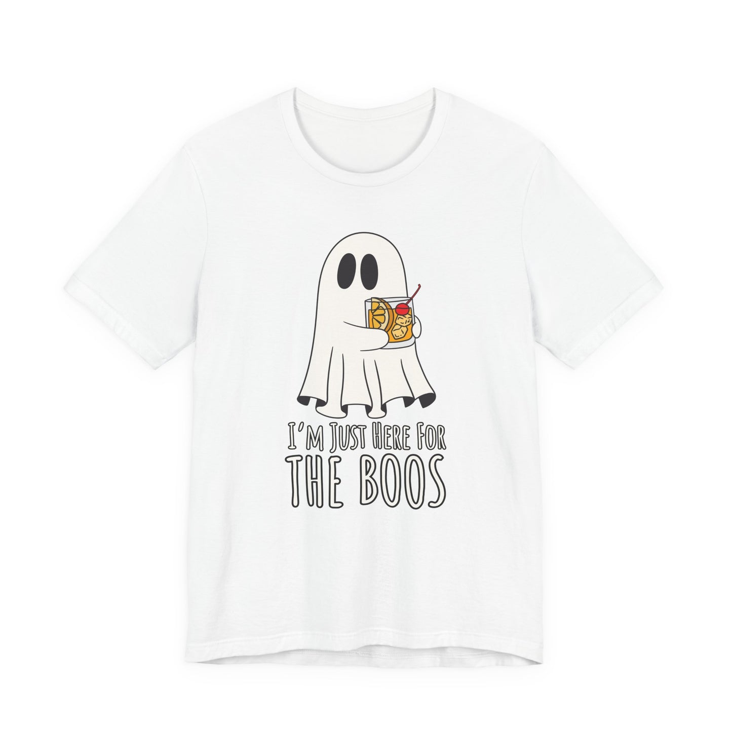 "I'm Just Here for the Boos" Tee | Men's Funny Halloween Graphic T-Shirt