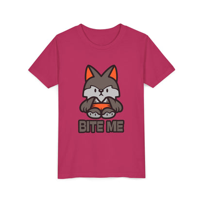 "Bite Me" Tee | Witty Youth Graphic T-Shirt