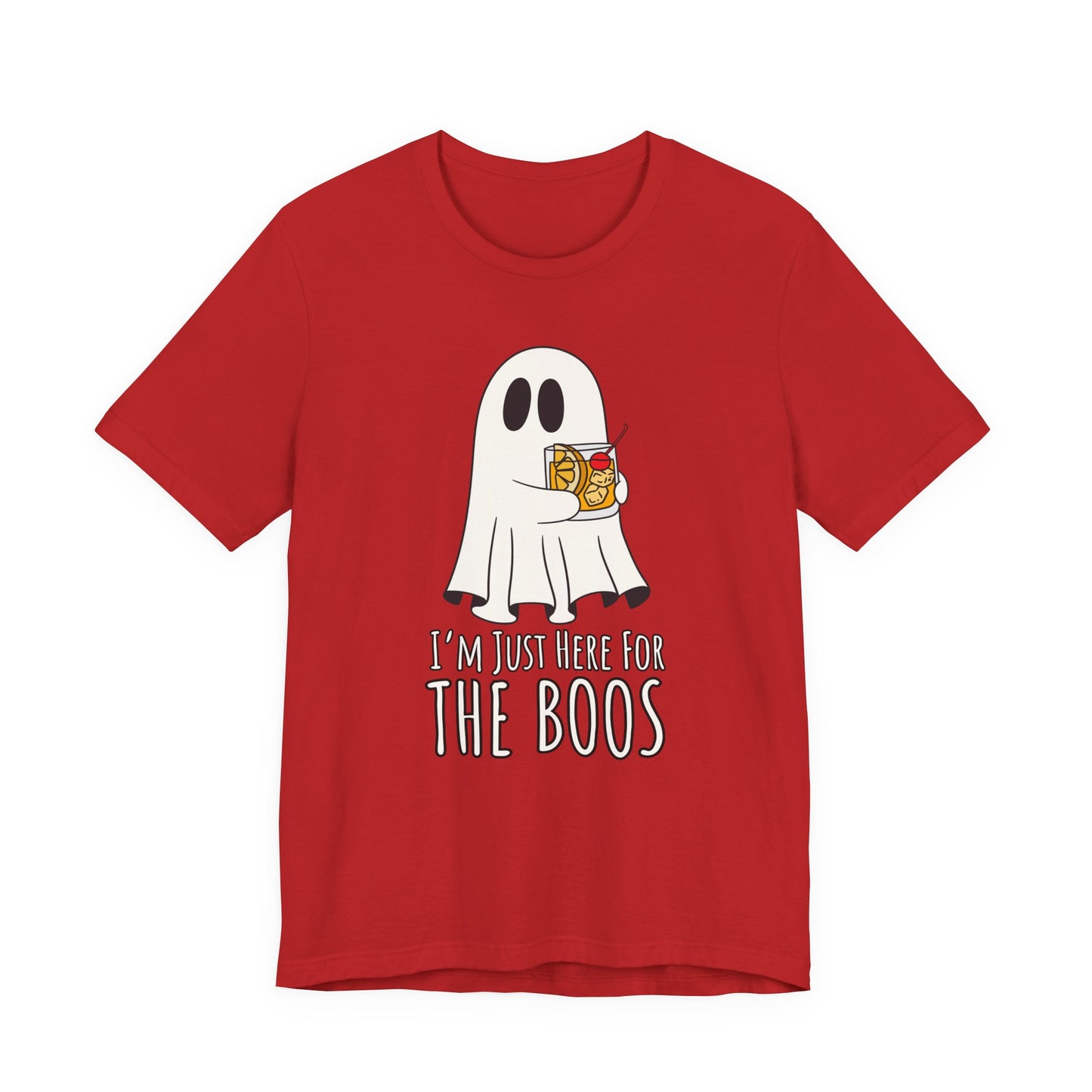 "I'm Just Here for the Boos" Tee | Men's Funny Halloween Graphic T-Shirt