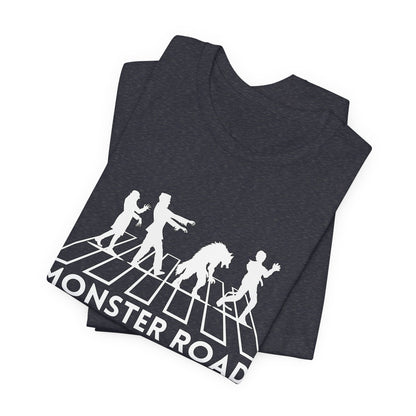 "Monster Road" Tee | Halloween Themed Rock Band Graphic T-Shirt