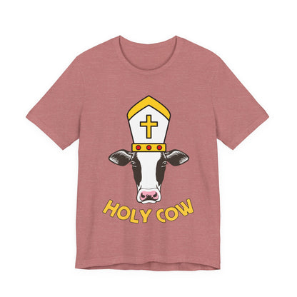 Holy Cow Tee | Religious Humor Graphic T-Shirt