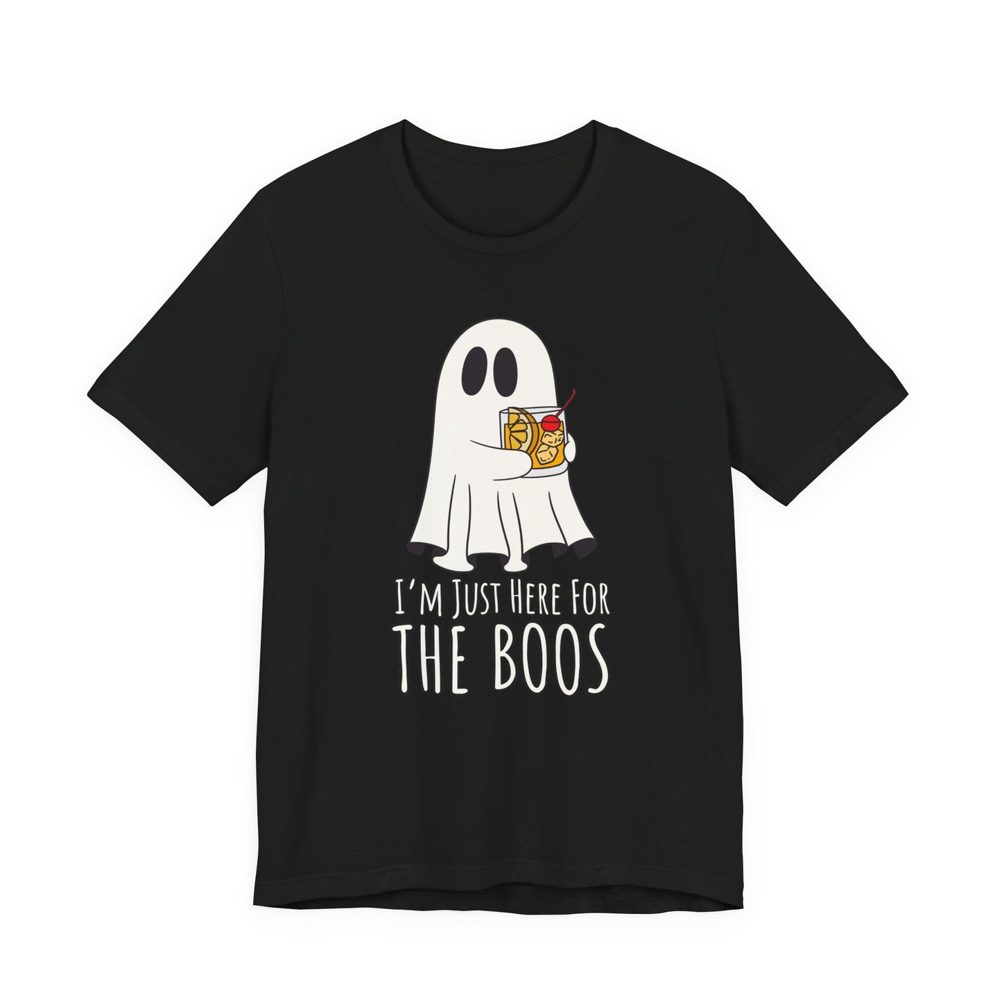 "I'm Just Here for the Boos" Tee | Men's Funny Halloween Graphic T-Shirt