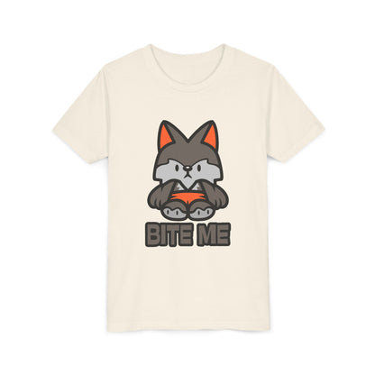 "Bite Me" Tee | Witty Youth Graphic T-Shirt