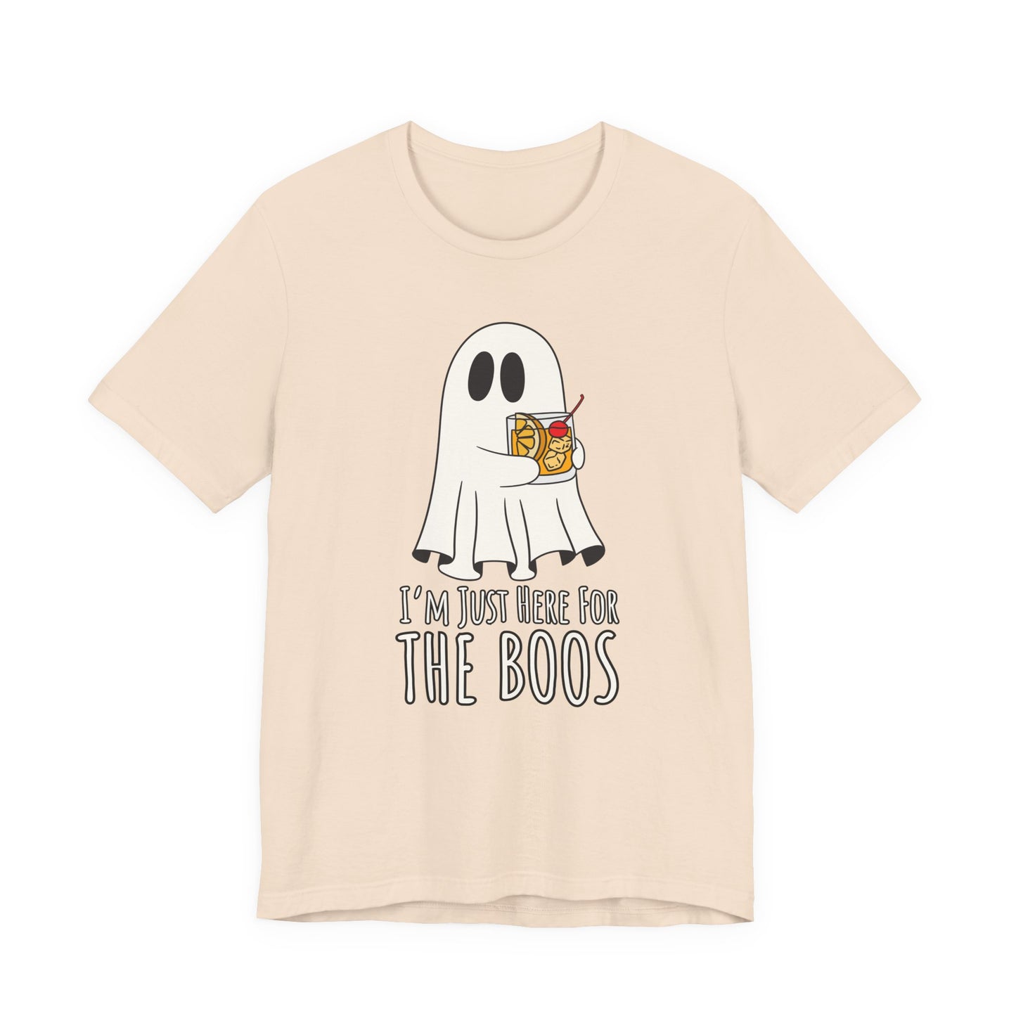 "I'm Just Here for the Boos" Tee | Men's Funny Halloween Graphic T-Shirt