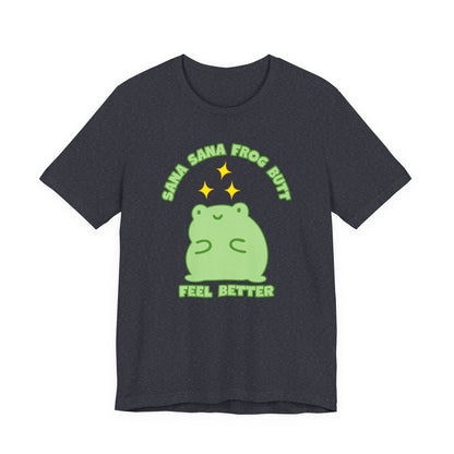 Sana Sana Frog Butt Tee | Silly Saying Graphic T-Shirt