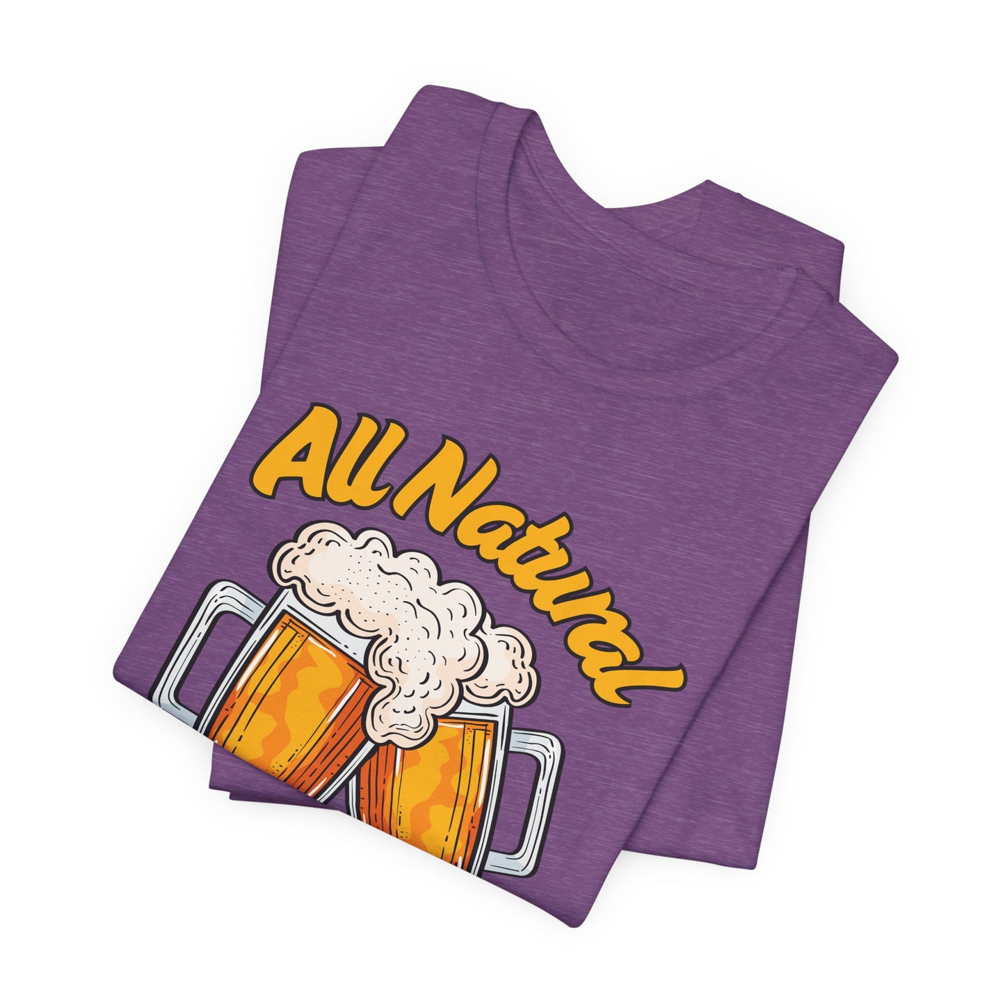All Natural Beer Recycling Center Tee | Funny Beer Graphic T-Shirt