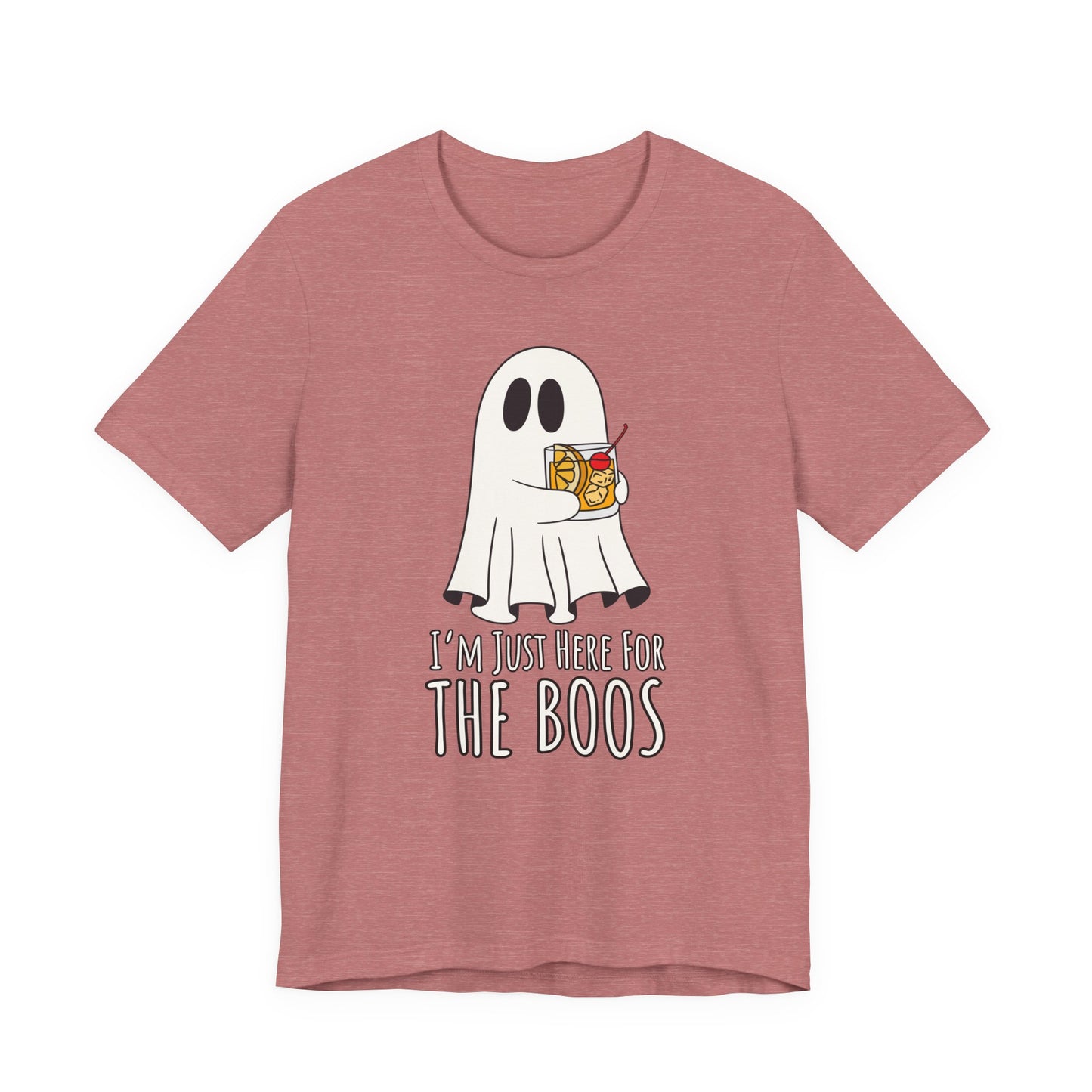 "I'm Just Here for the Boos" Tee | Men's Funny Halloween Graphic T-Shirt