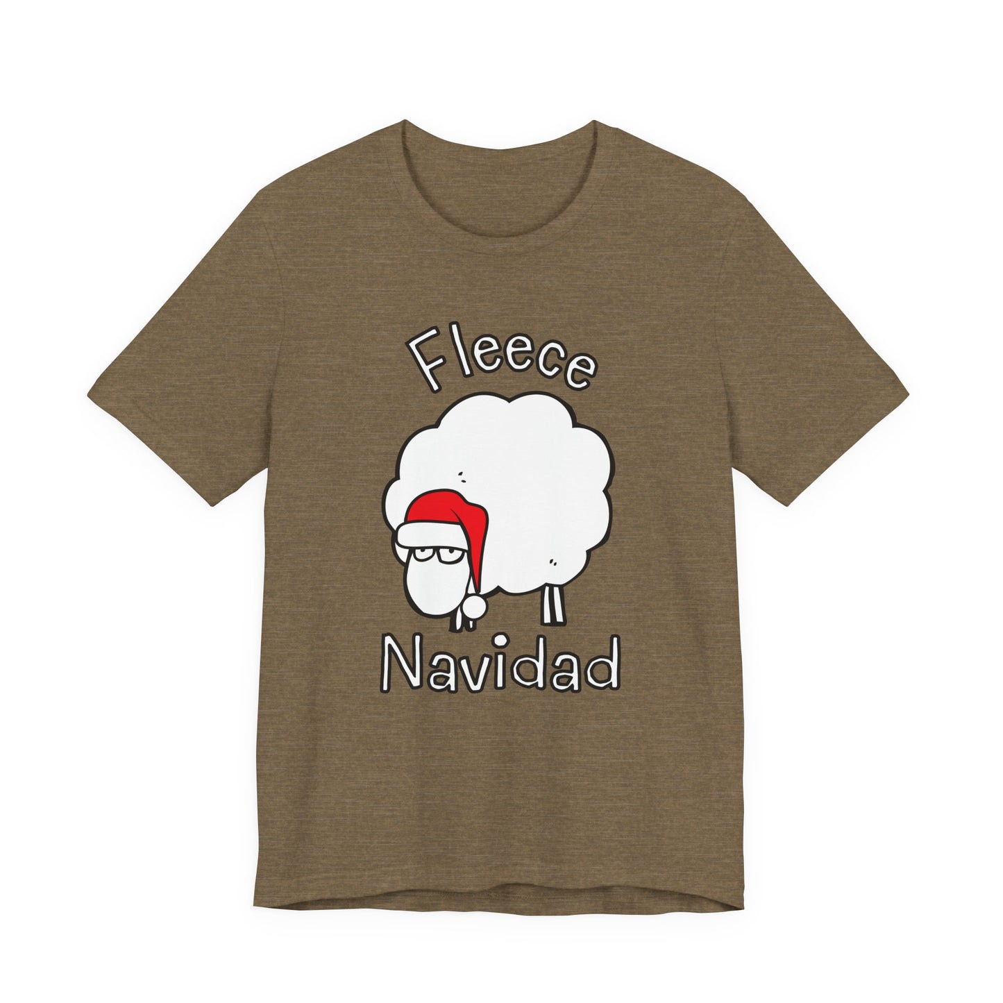 Fleece Navidad Tee | Christmas Sheep Graphic T-Shirt