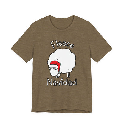 Fleece Navidad Tee | Christmas Sheep Graphic T-Shirt
