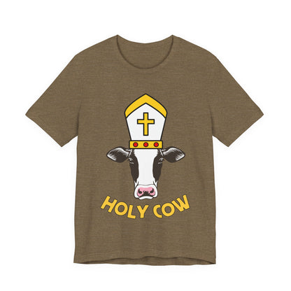 Holy Cow Tee | Religious Humor Graphic T-Shirt
