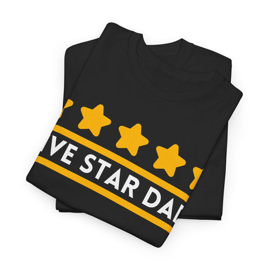 Five Star Dad Tee | Great Dad Graphic T-Shirt