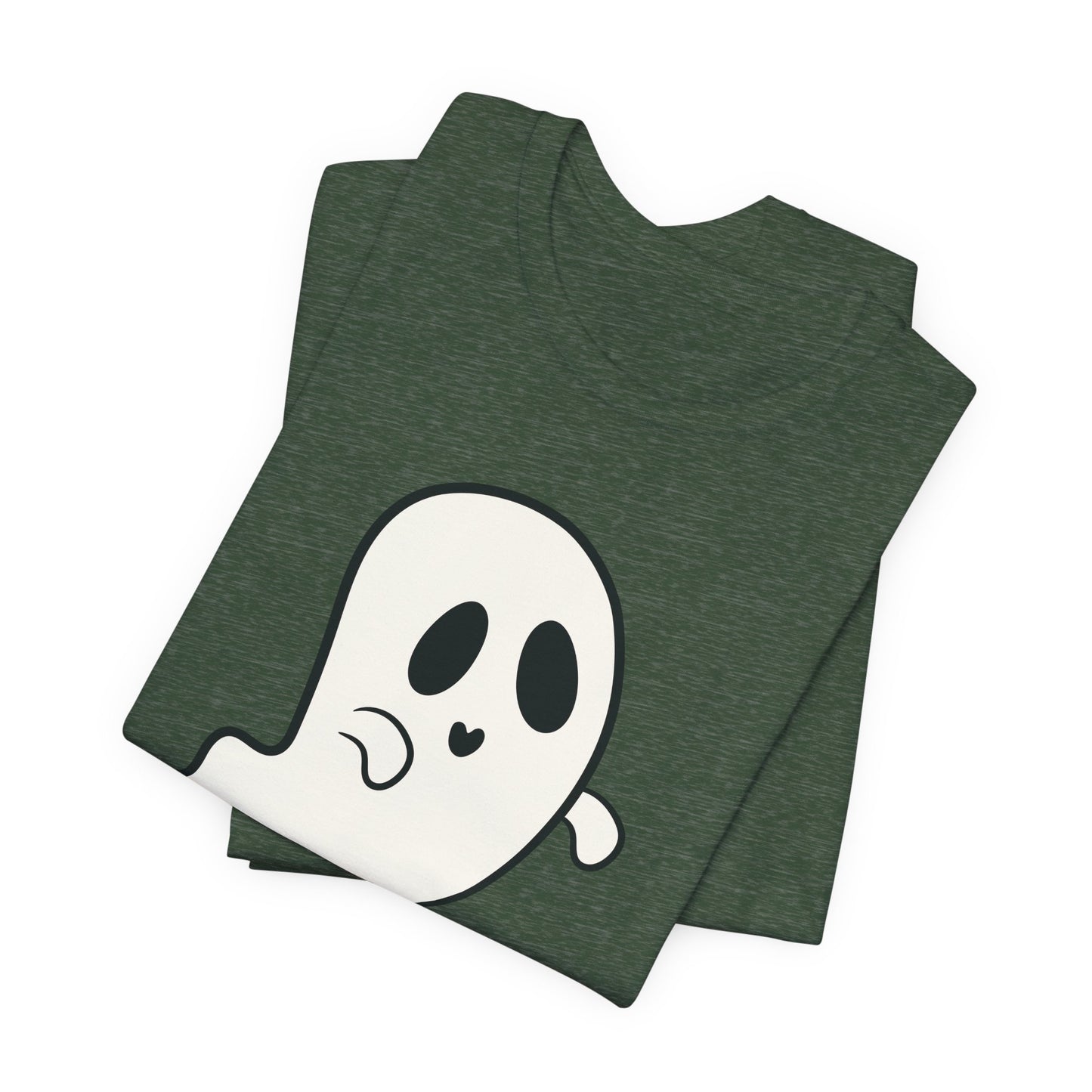 "Hey, Boo!" Ghost Tee | Cute Halloween Graphic T-Shirt