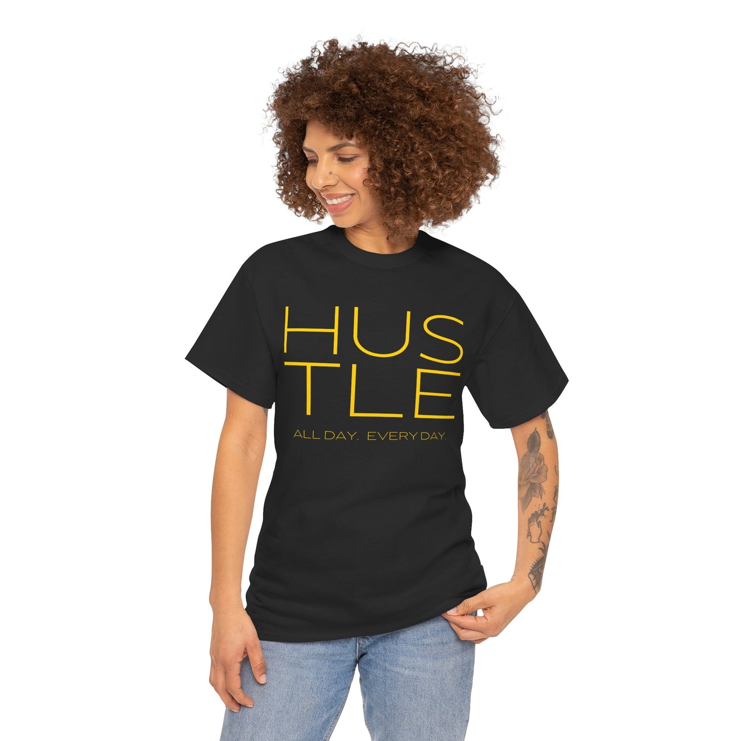 HUSTLE - All Day. Every Day. Tee