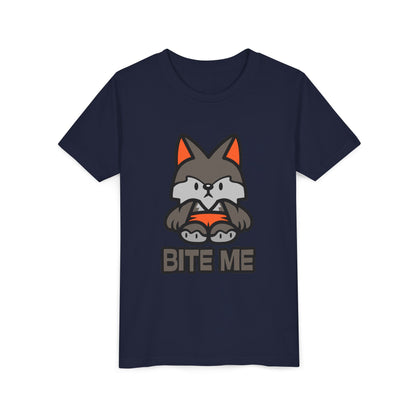 "Bite Me" Tee | Witty Youth Graphic T-Shirt