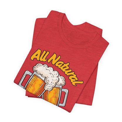All Natural Beer Recycling Center Tee | Funny Beer Graphic T-Shirt