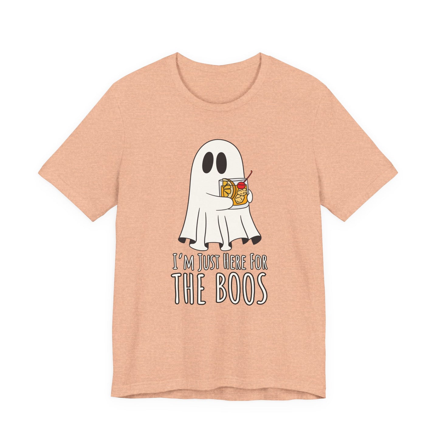"I'm Just Here for the Boos" Tee | Men's Funny Halloween Graphic T-Shirt