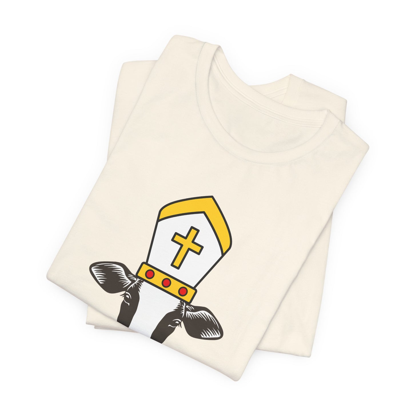 Holy Cow Tee | Religious Humor Graphic T-Shirt