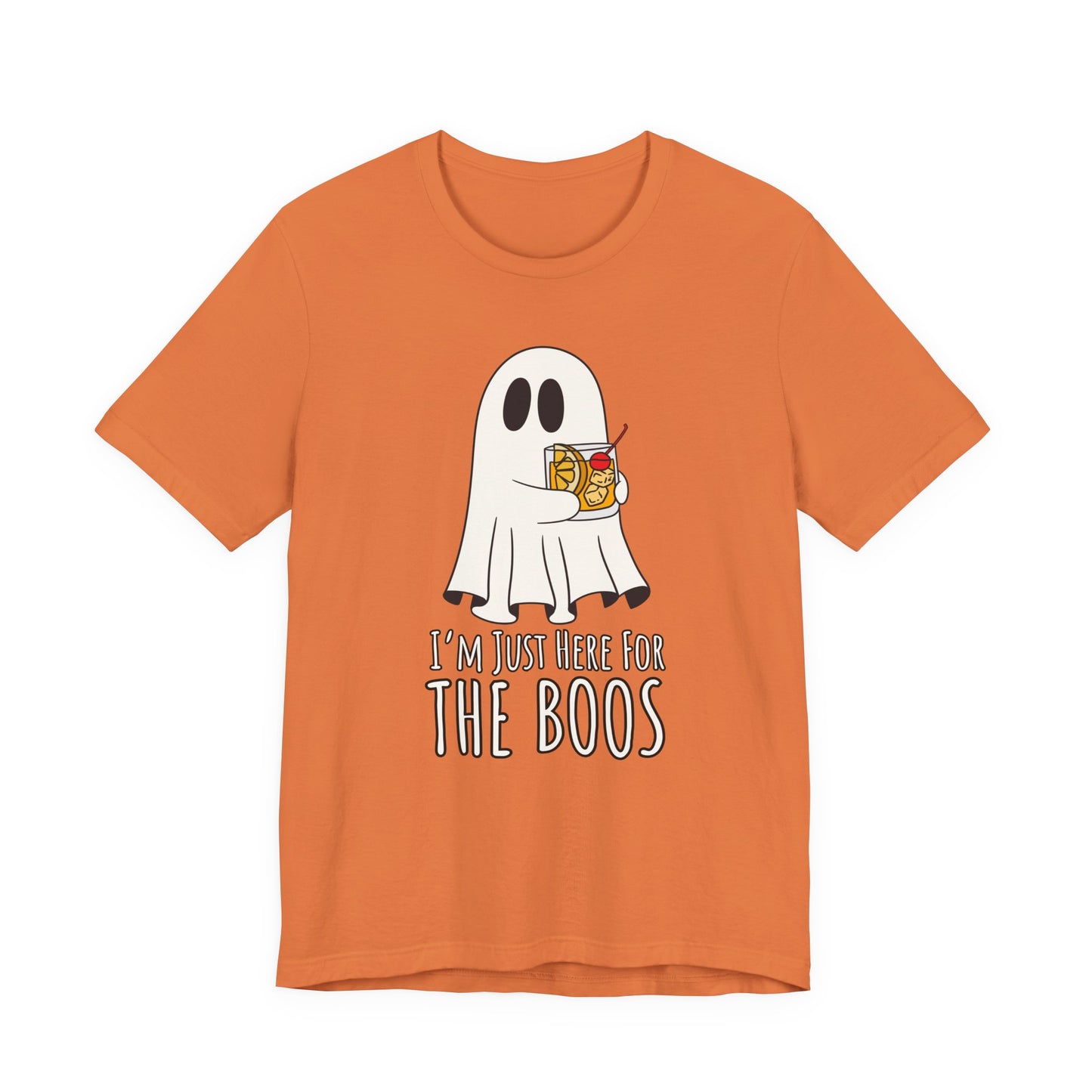 "I'm Just Here for the Boos" Tee | Men's Funny Halloween Graphic T-Shirt