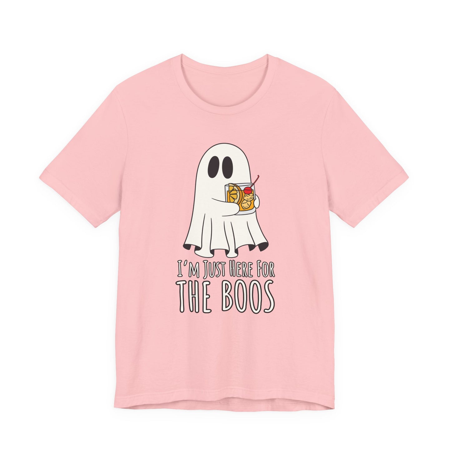 "I'm Just Here for the Boos" Tee | Men's Funny Halloween Graphic T-Shirt