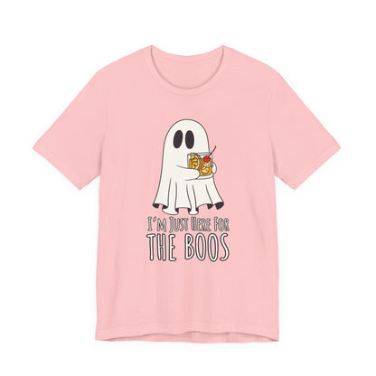 "I'm Just Here for the Boos" Tee | Men's Funny Halloween Graphic T-Shirt