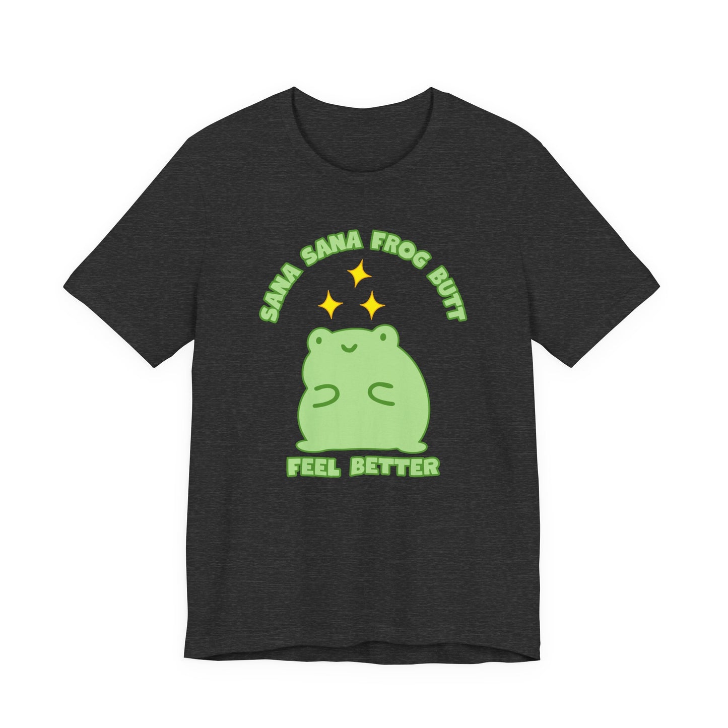 Sana Sana Frog Butt Tee | Silly Saying Graphic T-Shirt