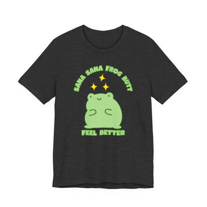 Sana Sana Frog Butt Tee | Silly Saying Graphic T-Shirt