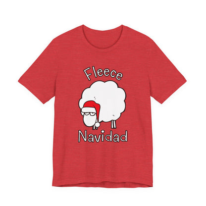 Fleece Navidad Tee | Christmas Sheep Graphic T-Shirt
