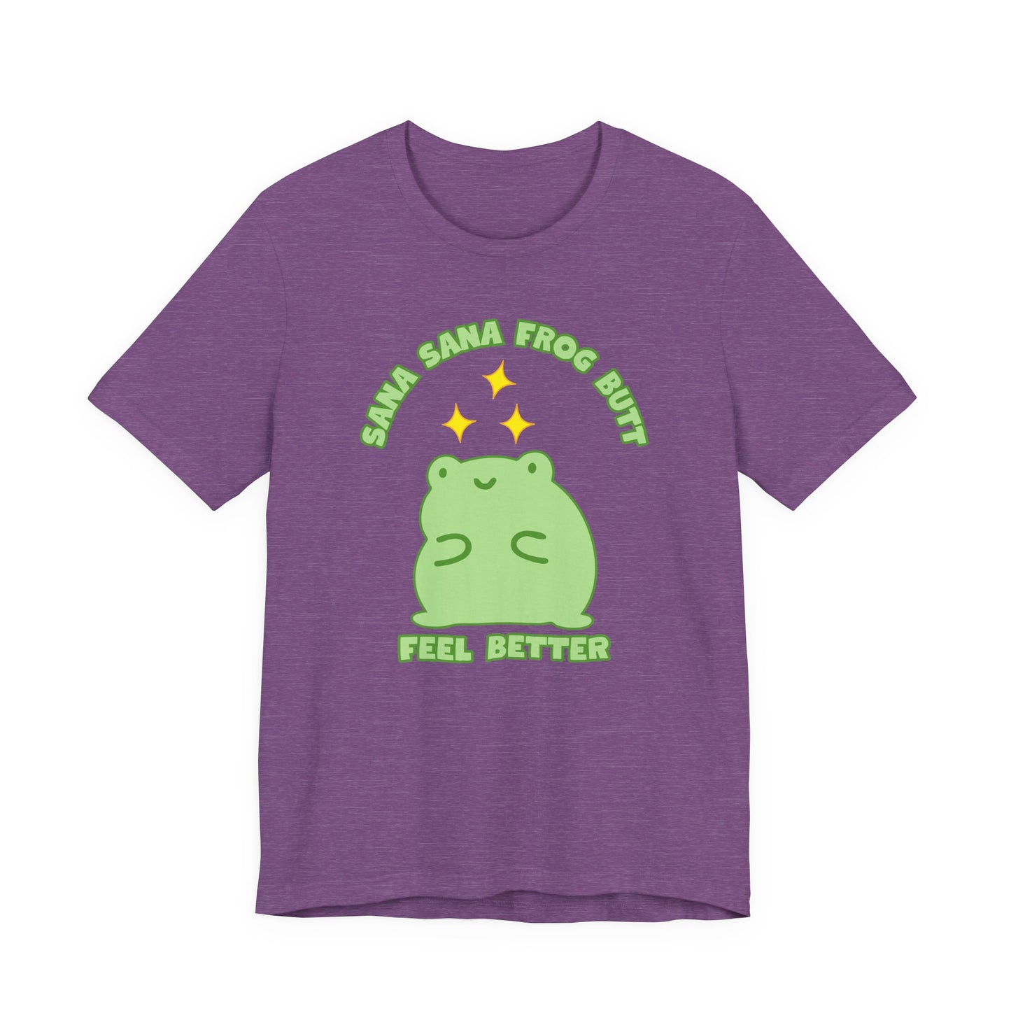 Sana Sana Frog Butt Tee | Silly Saying Graphic T-Shirt