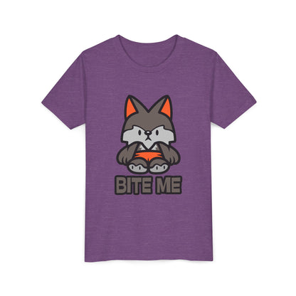 "Bite Me" Tee | Witty Youth Graphic T-Shirt