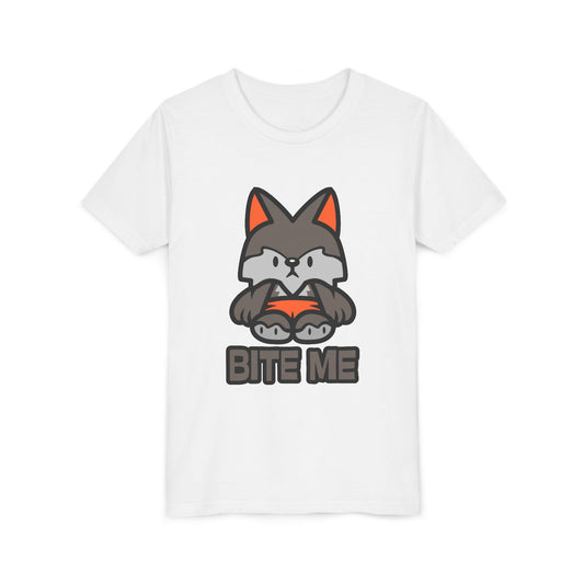 "Bite Me" Tee | Witty Youth Graphic T-Shirt