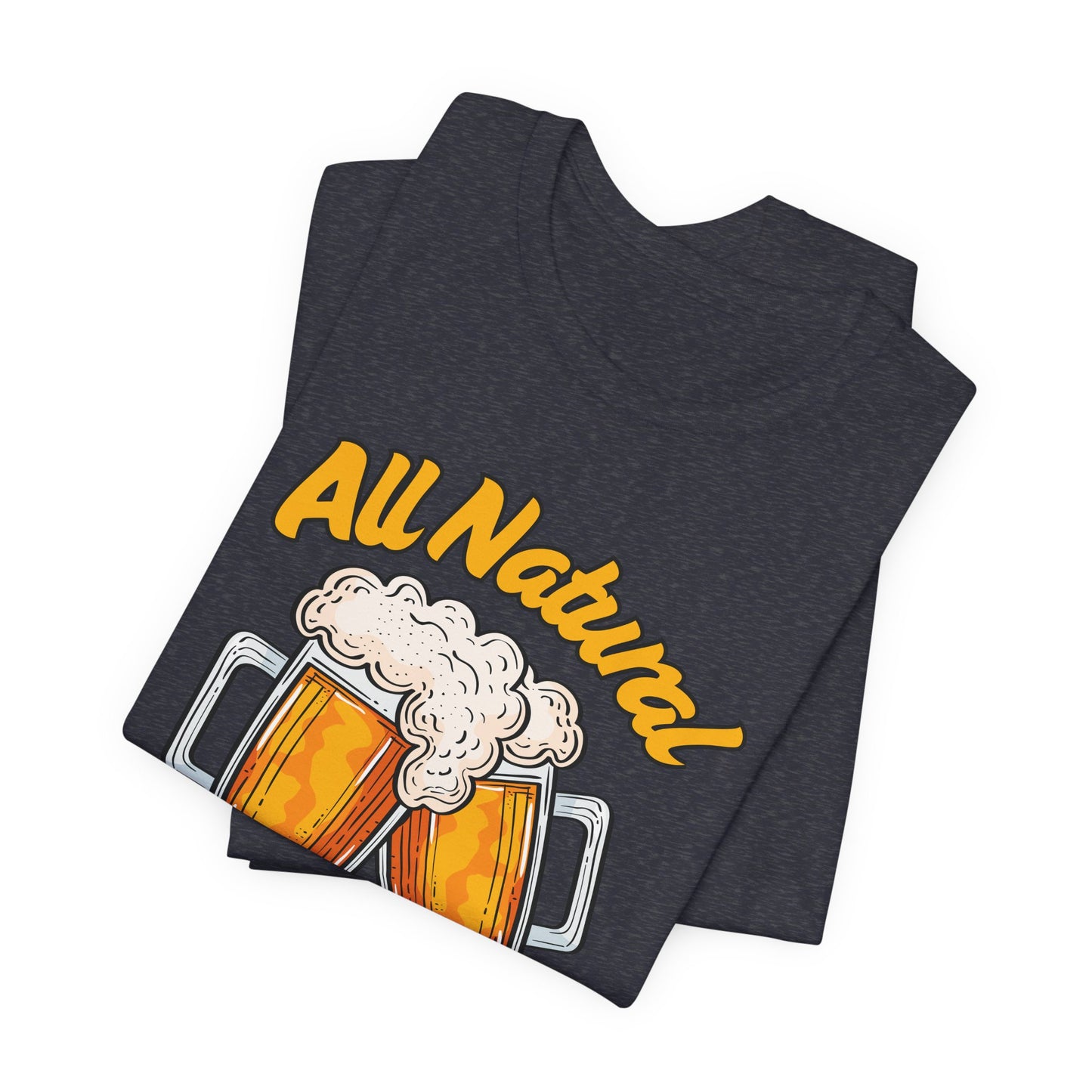 All Natural Beer Recycling Center Tee | Funny Beer Graphic T-Shirt