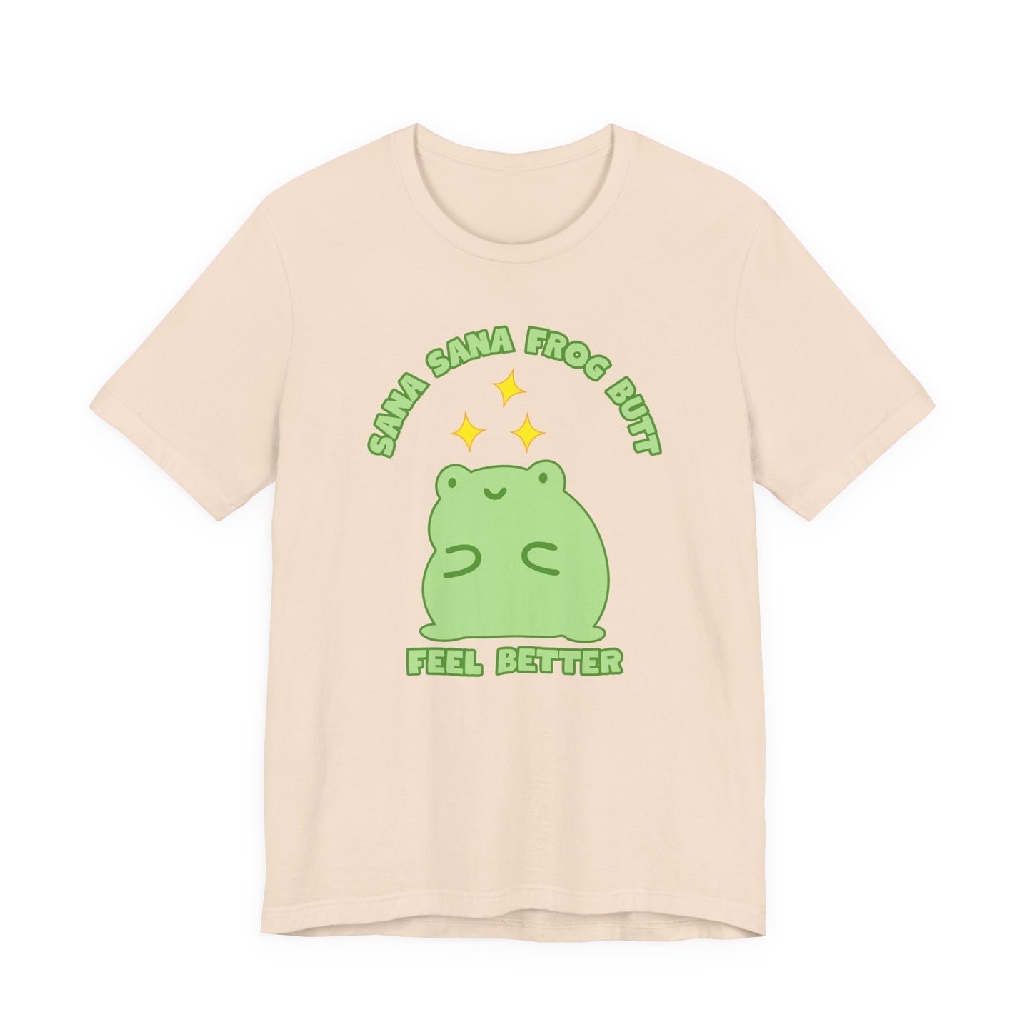 Sana Sana Frog Butt Tee | Silly Saying Graphic T-Shirt