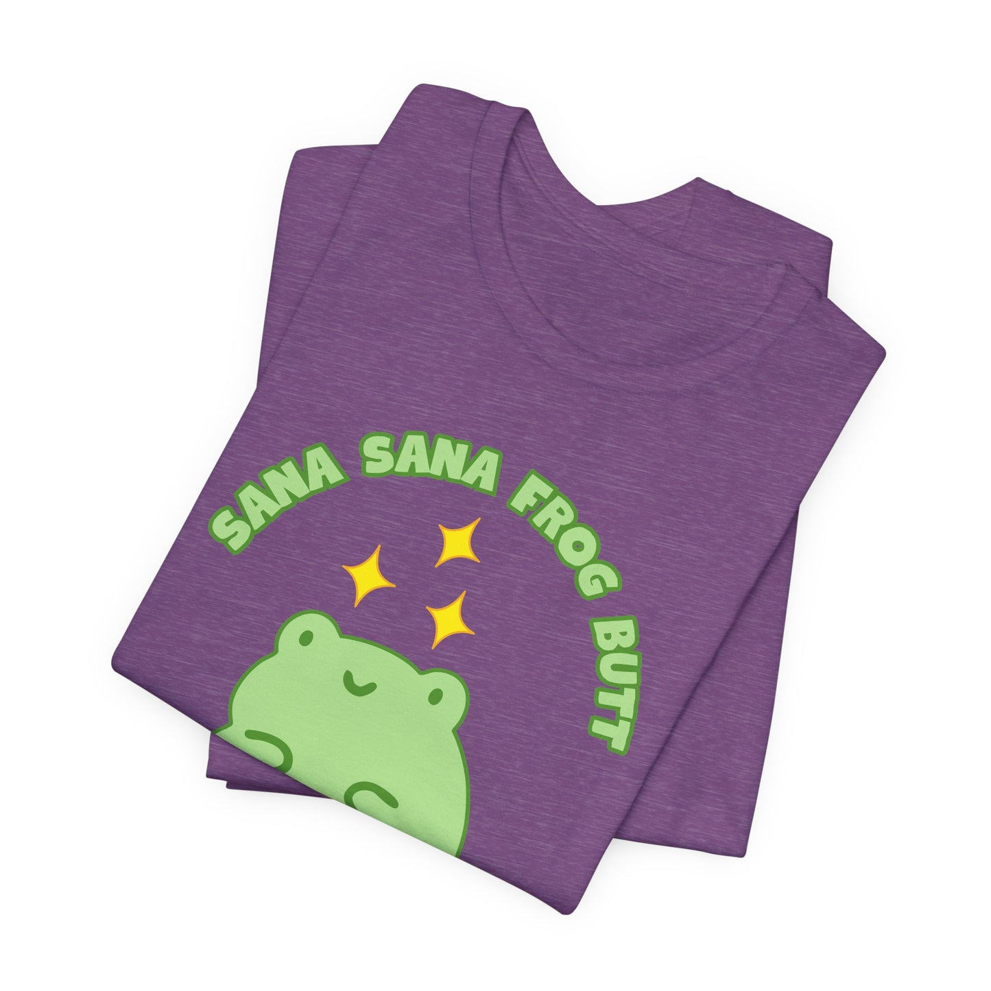 Sana Sana Frog Butt Tee | Silly Saying Graphic T-Shirt