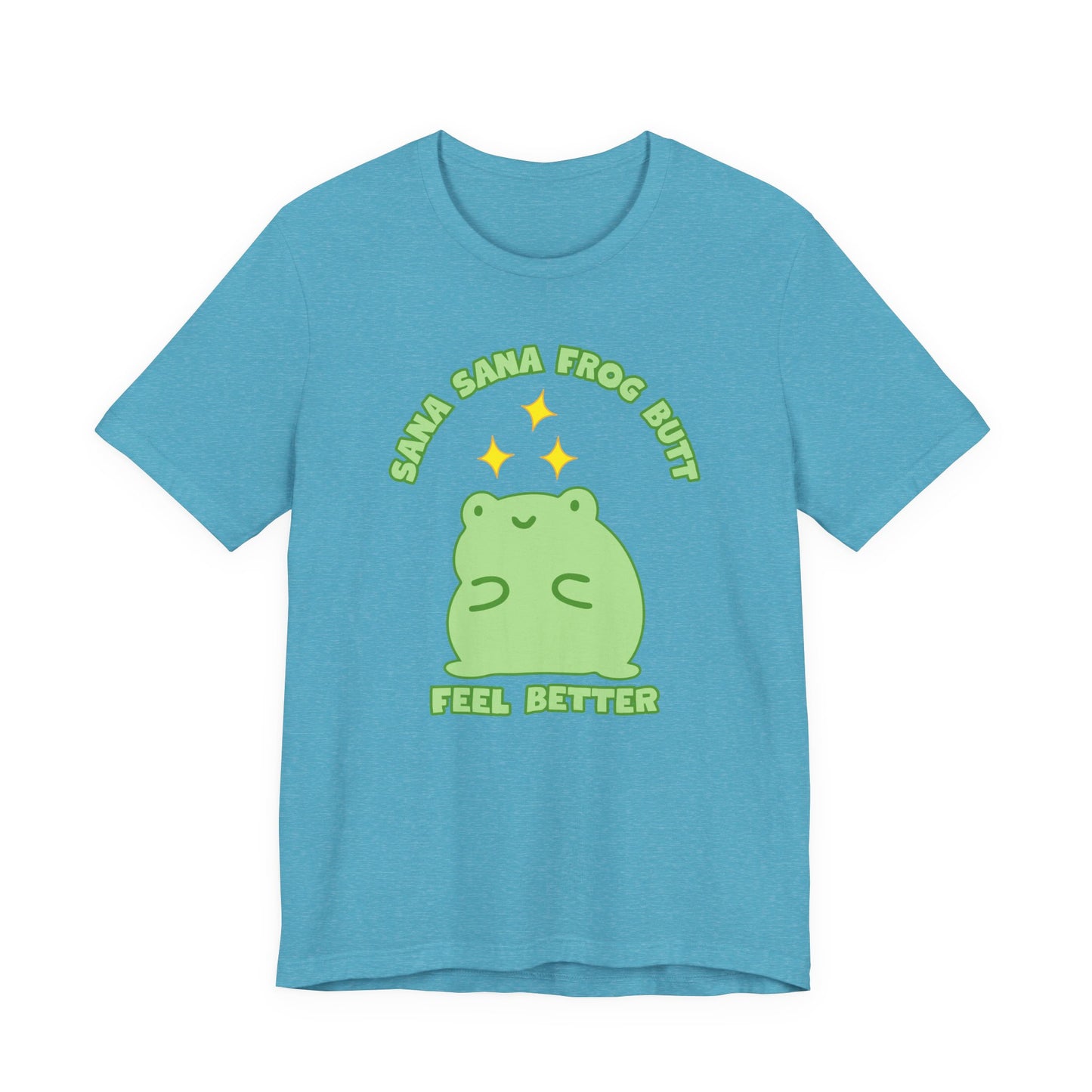 Sana Sana Frog Butt Tee | Silly Saying Graphic T-Shirt
