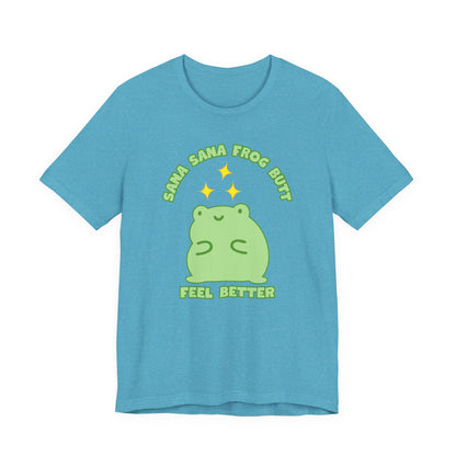 Sana Sana Frog Butt Tee | Silly Saying Graphic T-Shirt